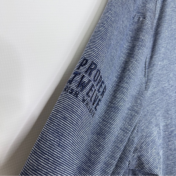 Johnnie-O Vaughn Striped 1/4 Zip Performance Pull Over Size XXL - Picture 6 of 9